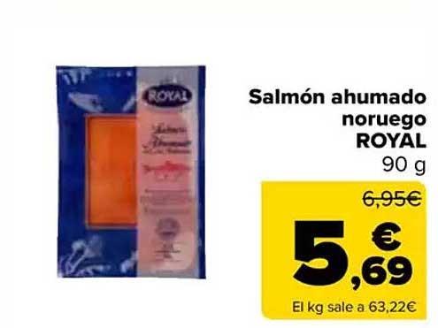 Salmón ahumado noruego ROYAL