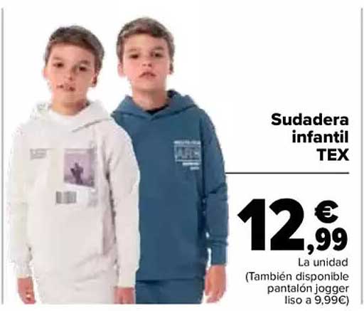 Sudadera infantil TEX