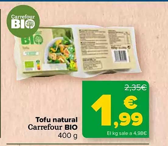 Tofu natural Carrefour BIO