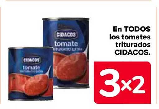 Tomate triturado extra CIDACOS.