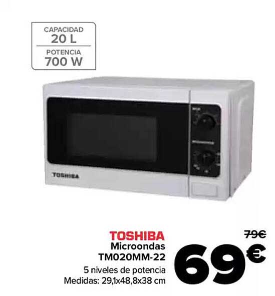 TOSHIBA Microondas TM020MM-22