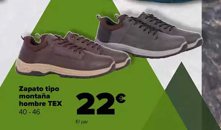 Zapato tipo montaña hombre TEX