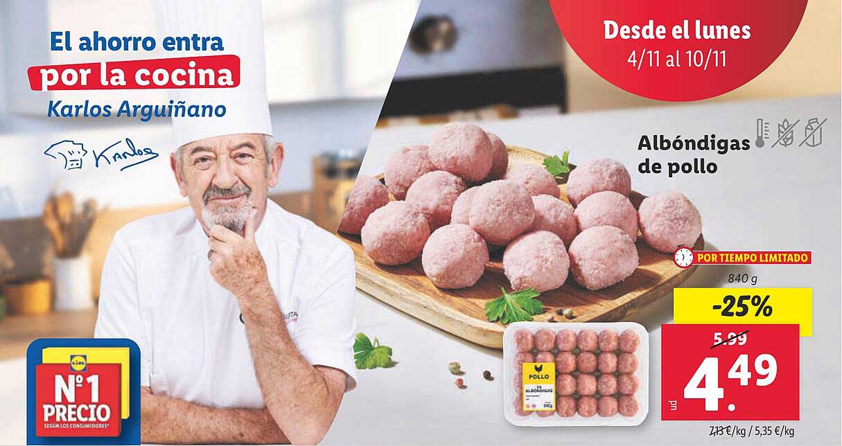 Albóndigas de pollo