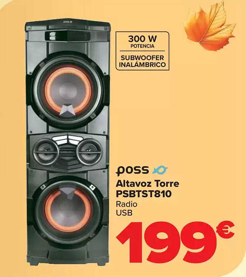 Altavoz Torre PSBTST810