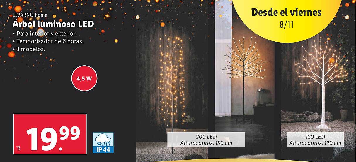 Árbol luminoso LED