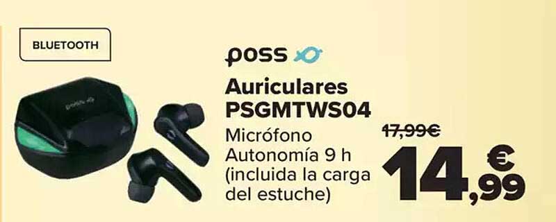 Auriculares PSGMTWS04