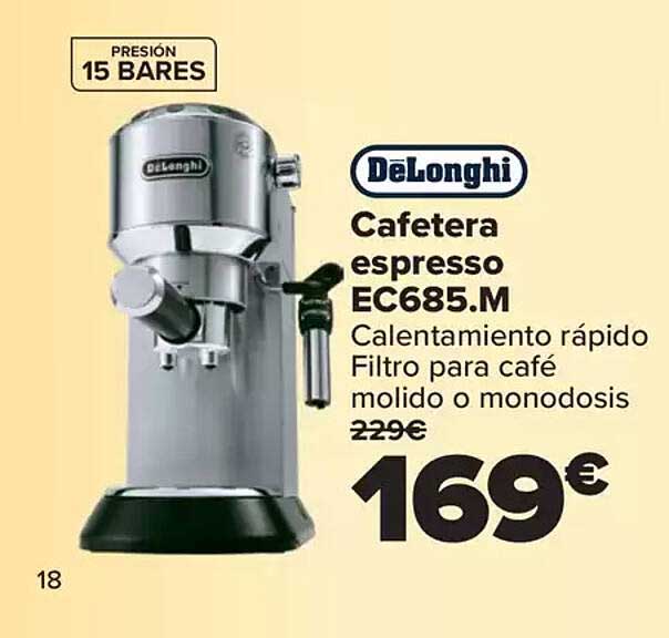 Cafetera espresso EC685.M