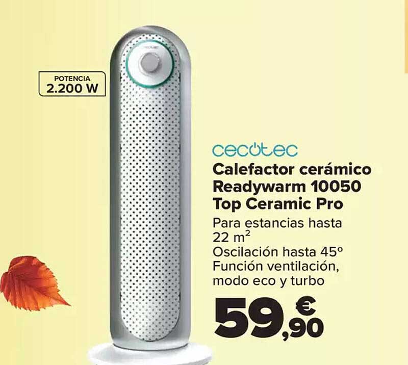 Calefactor cerámico Readywarm 10050 Top Ceramic Pro