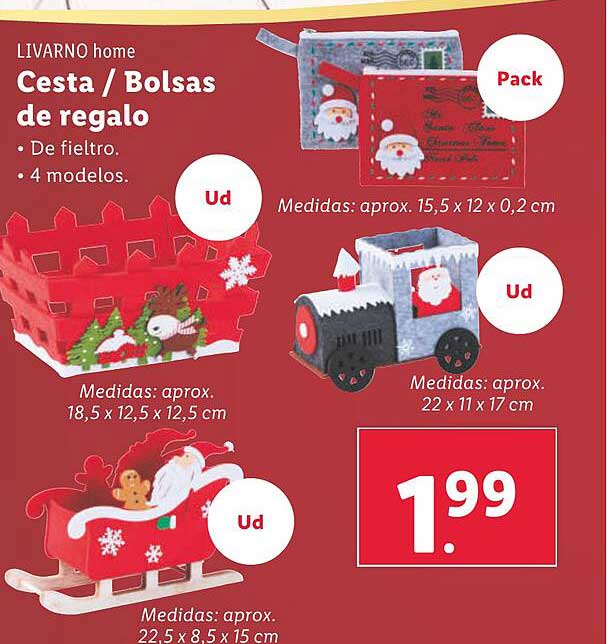 Cesta / Bolsas de regalo