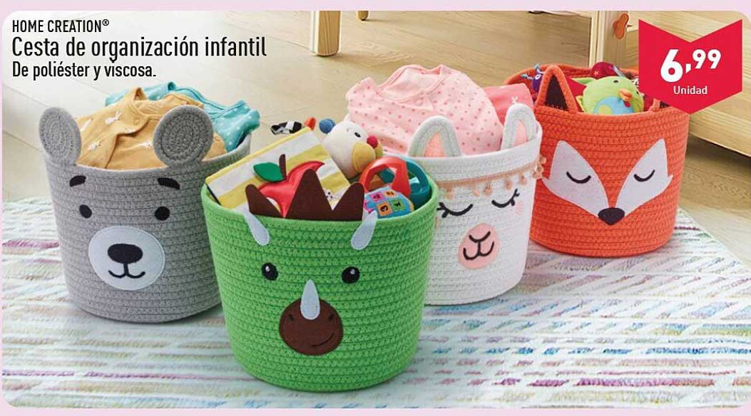 Cesta de organización infantil