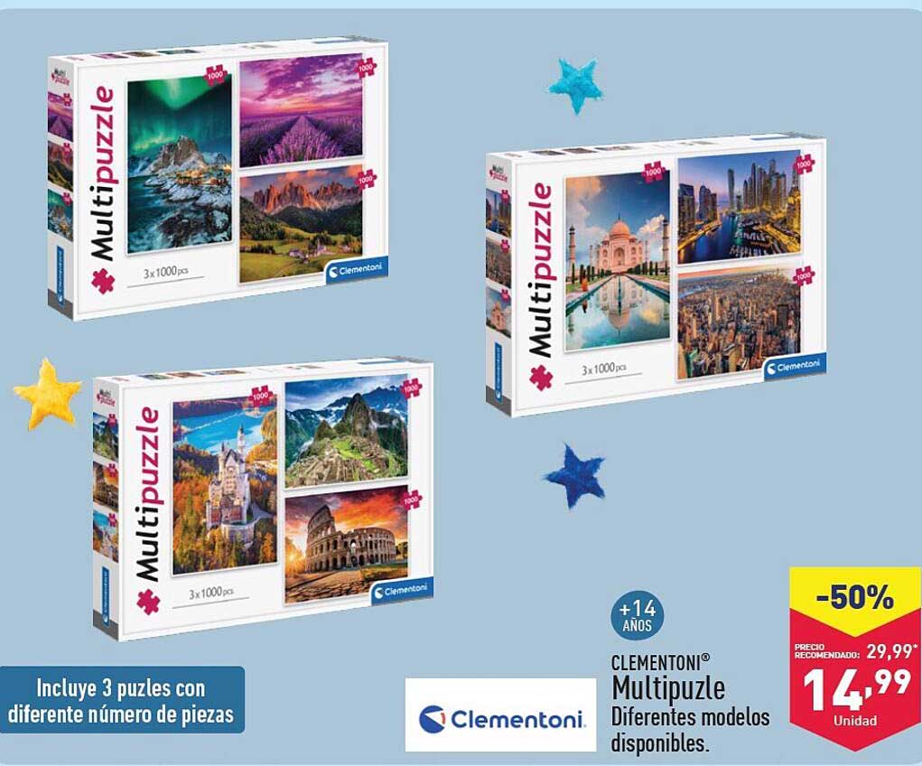 CLEMENTONI® Multipuzzle