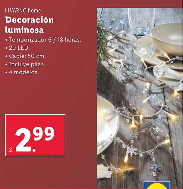 Decoración luminosa