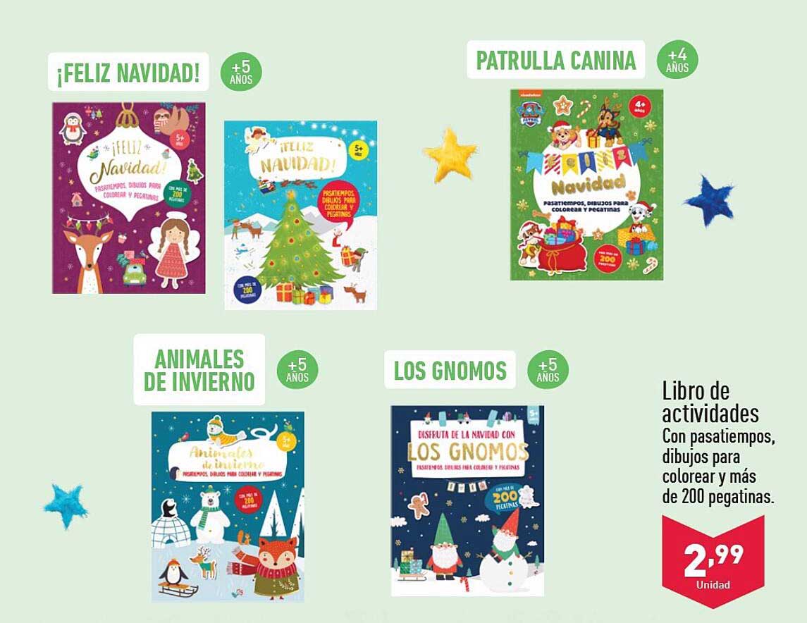 ¡FELIZ NAVIDAD!  
PATrulla canina  
ANIMALES DE INVIERNO  
LOS GNOMOS  