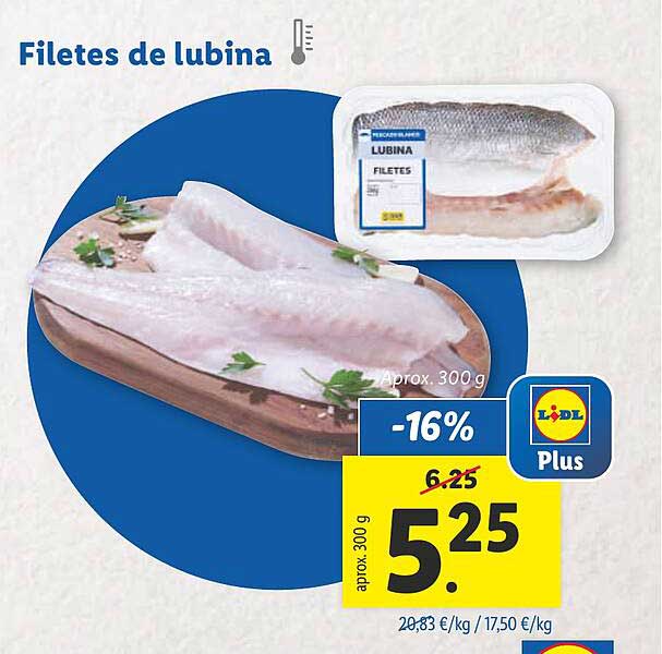 Filetes de lubina