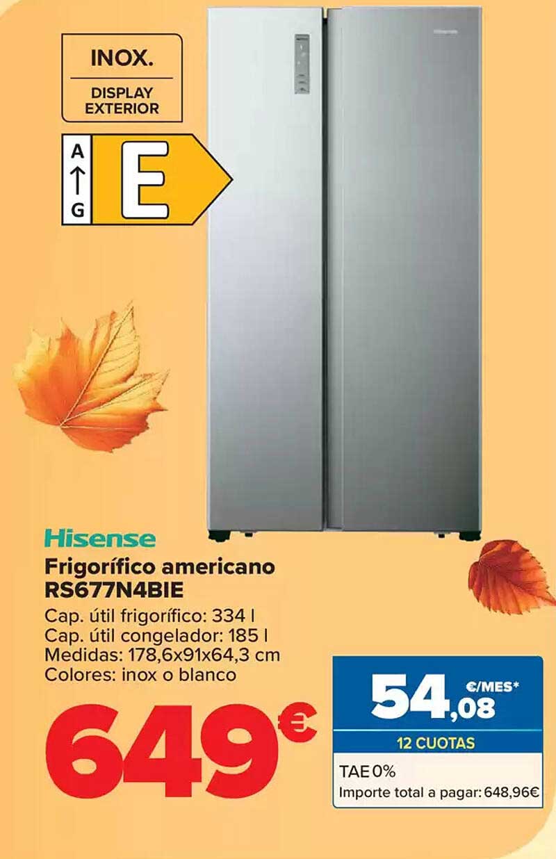 Frigorífico americano RS677N4BIE