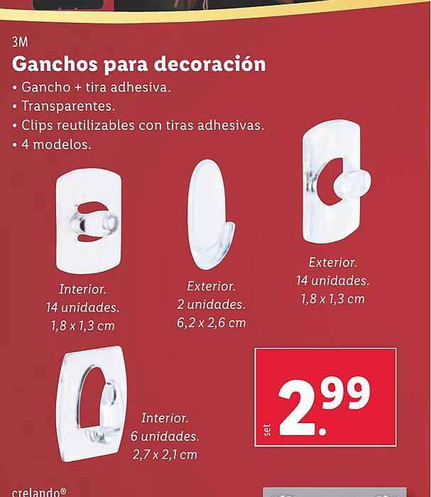 Gancho para decoración