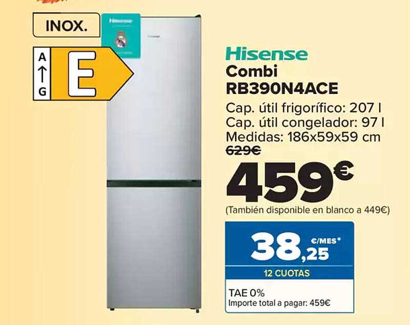 Hisense Combi RB390N4ACE