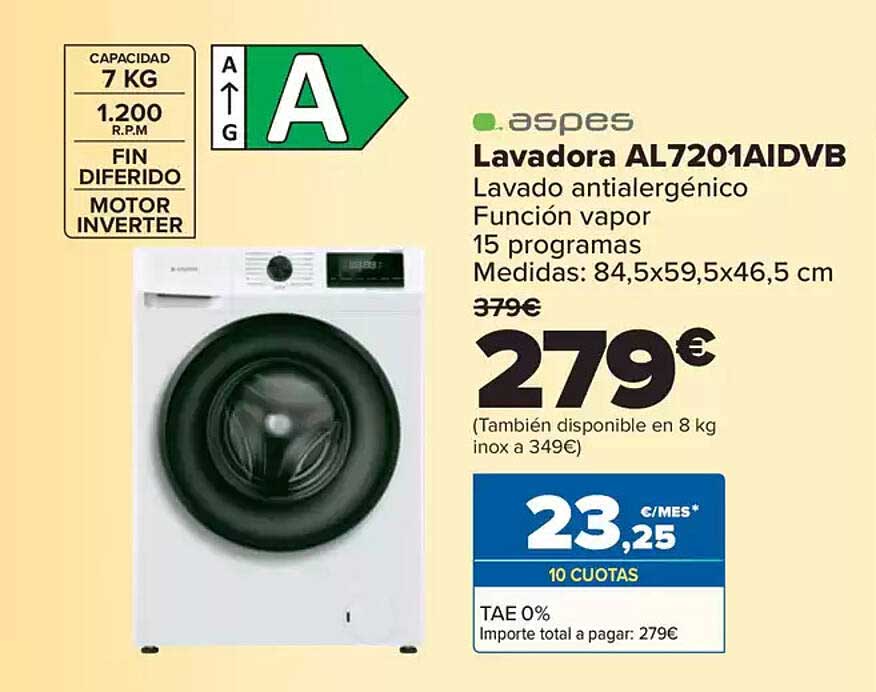 Lavadora AL7201AIDVB