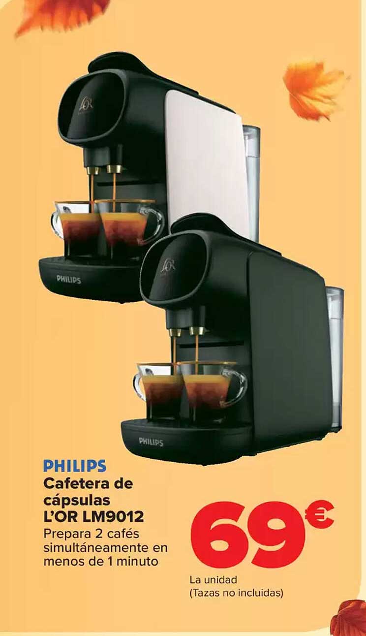 PHILIPS Cafetera de cápsulas L’OR LM9012