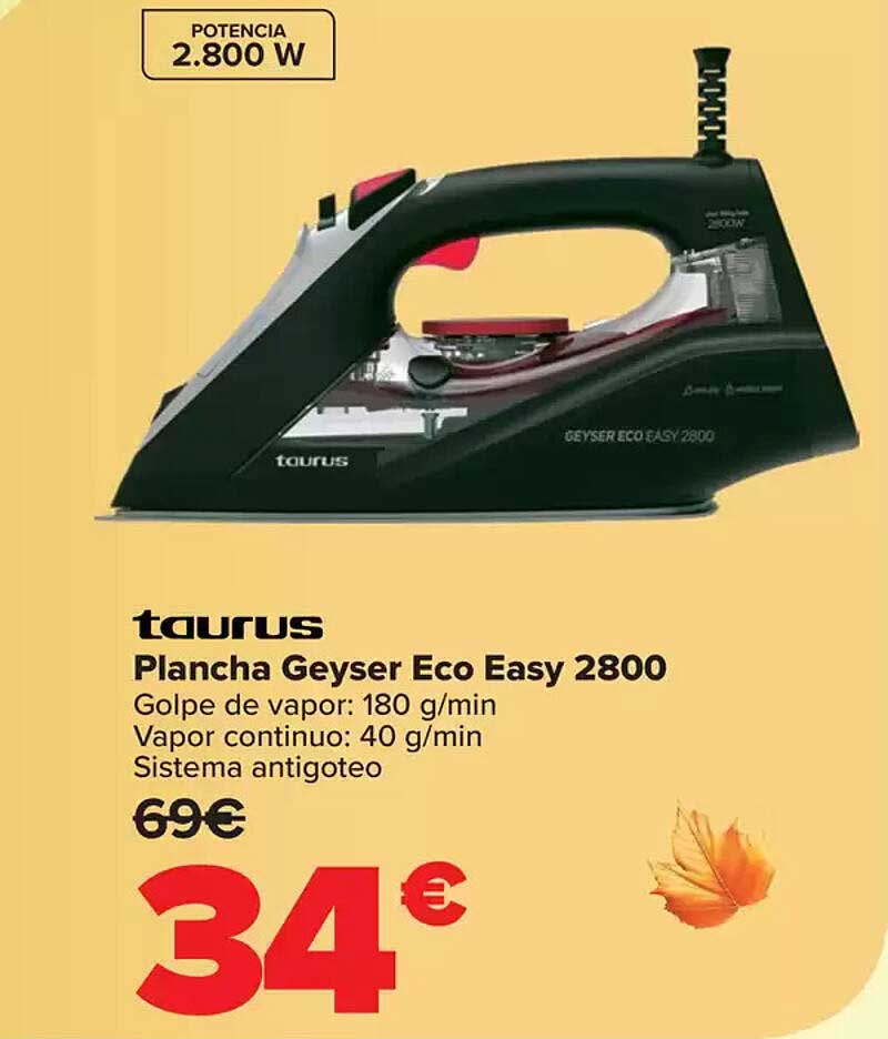 Plancha Geyser Eco Easy 2800