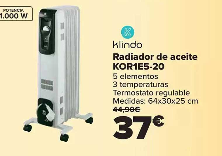 Radiador de aceite KOR1E5-20