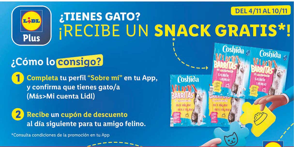 ¡RECIBE UN SNACK GRATIS*!