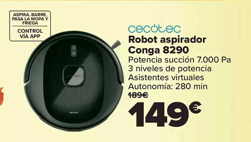 Robot aspirador Conga 8290