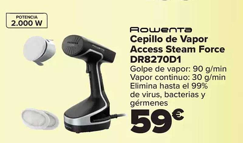 Rowenta Cepillo de Vapor Access Steam Force DR8270D1