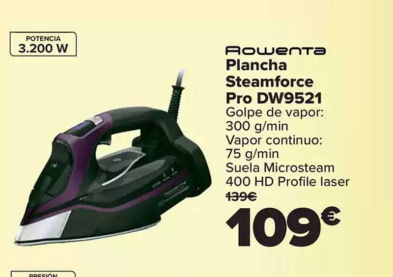 Rowenta Plancha Steamforce Pro DW9521