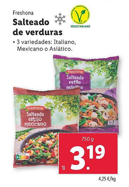 Salteado de verduras