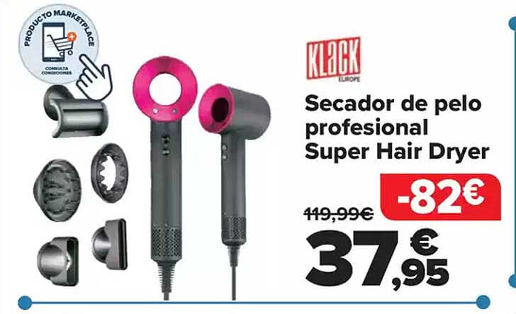 Secador de pelo profesional Super Hair Dryer