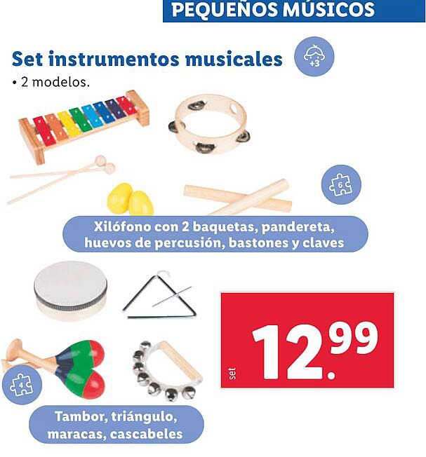 Set instrumentos musicales