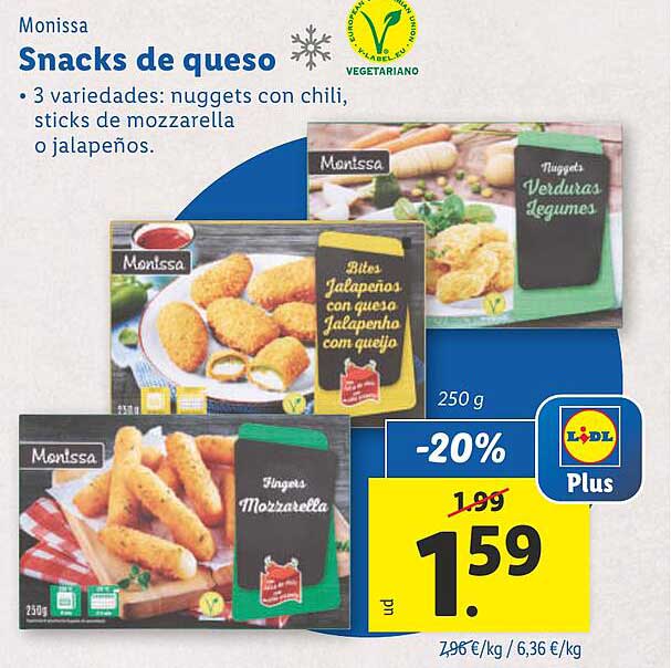 Snacks de queso