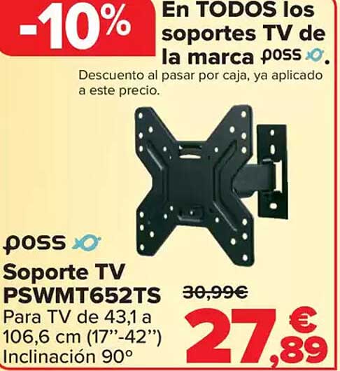 Soporte TV PSWMT652TS