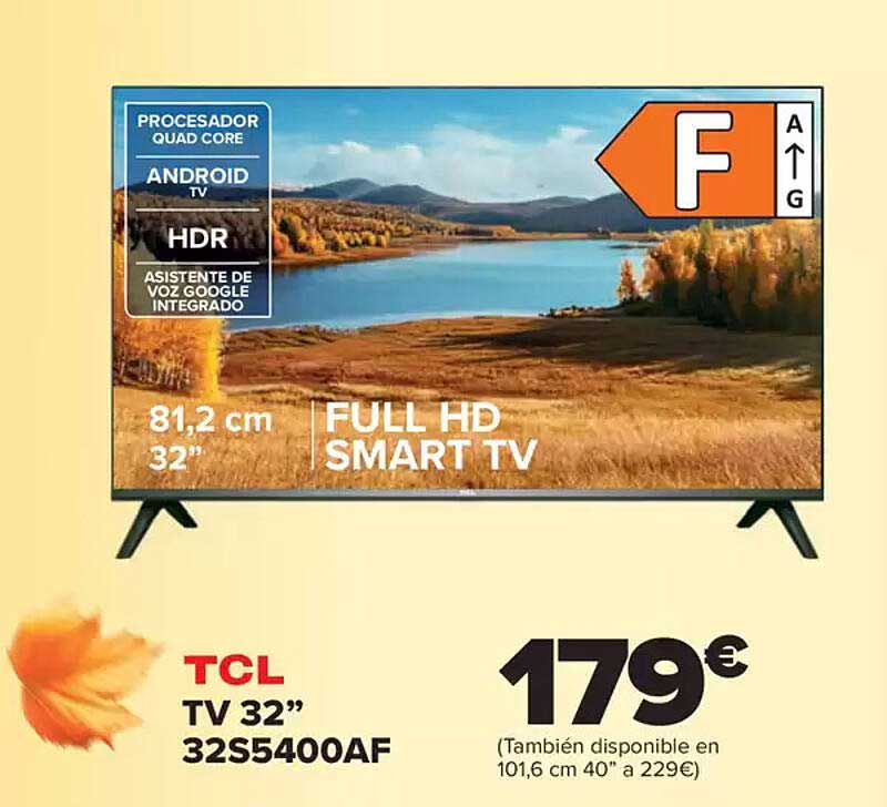 TCL TV 32” 32S5400AF FULL HD SMART TV