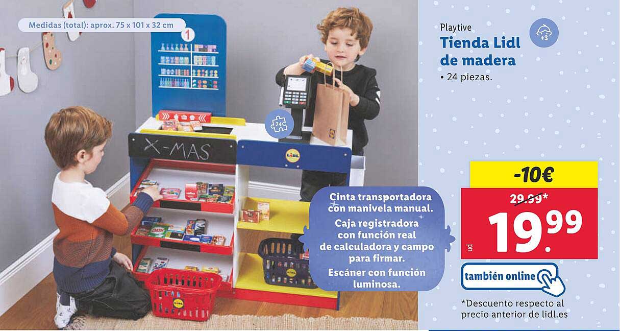 Tienda Lidl de madera