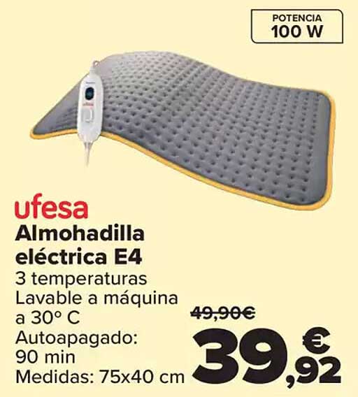 ufesa Almohadilla eléctrica E4