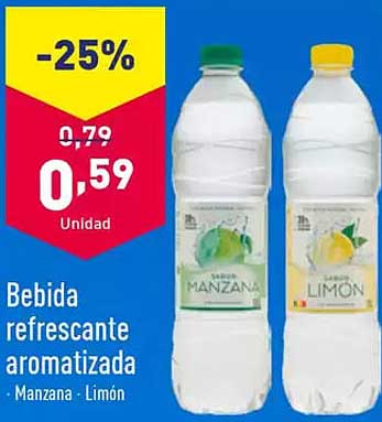 Bebida refrescante aromatizada