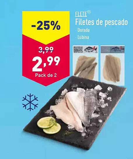 Filetes de pescado