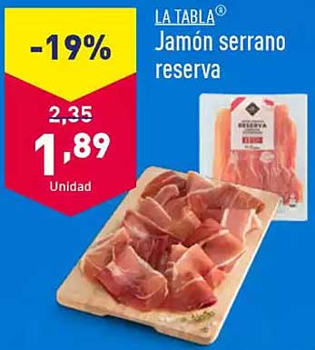 LA TABLA® Jamón serrano reserva