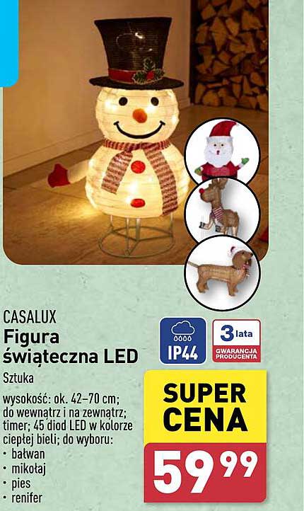 CASALUX Figura świąteczna LED