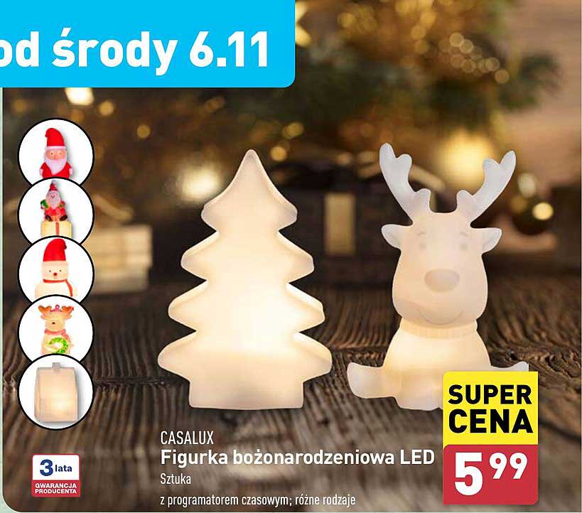CASALUX Figurka bożonarodzeniowa LED