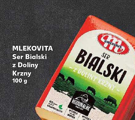 MLEKOVITA Ser Bialski z Doliny Krzny 100 g