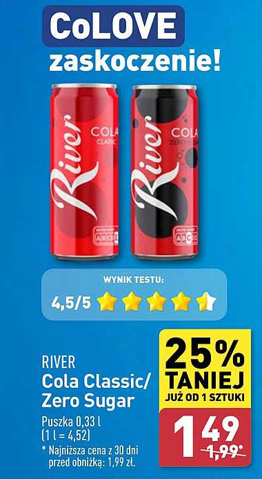 RIVER Cola Classic/ Zero Sugar