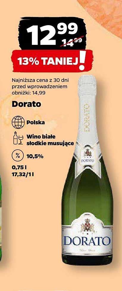 Dorato Wino białe słodkie musujące