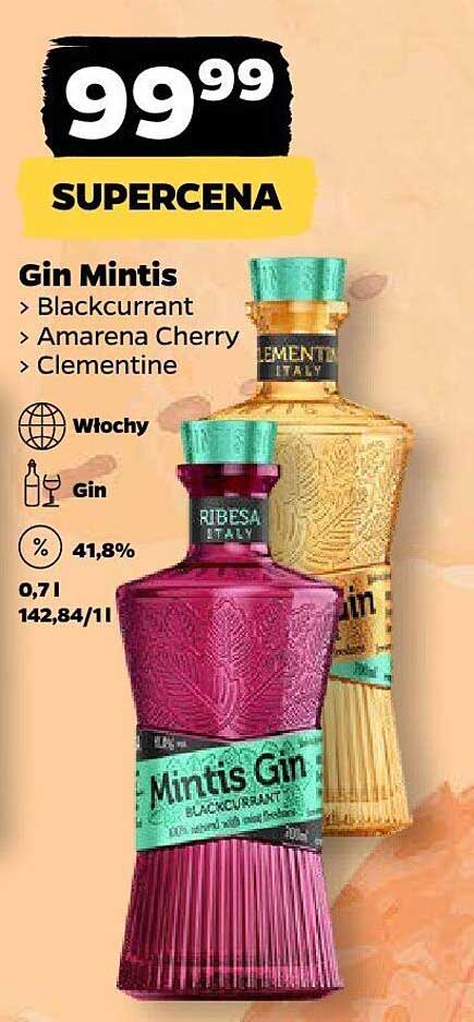 Gin Mintis  Blackcurrant  Amarena Cherry  Clementine