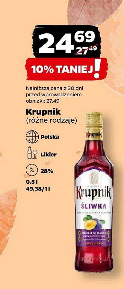 Krupnik śliwka