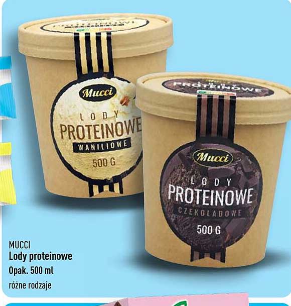 Mucci Lody proteinowe