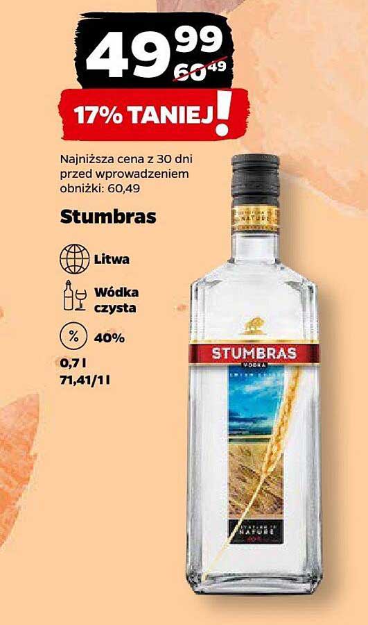 Stumbras Wódka czysta