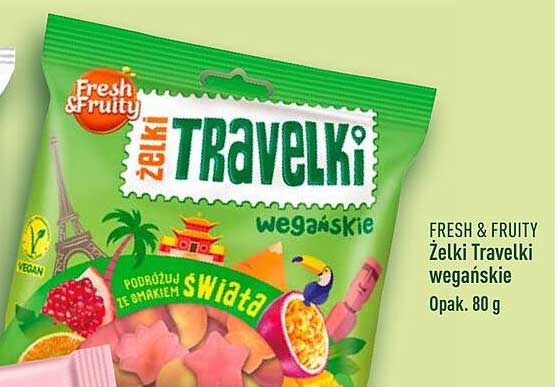 Żelki Travelki wegańskie